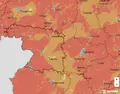 Imagen Índice de Peligro de Incendios Forestales de la Agencia Estatal de Meteorología (Aemet)