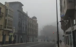 Niebla en Alfonso IX. Archivo.