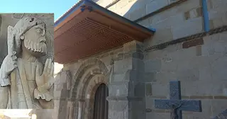 Imagen del Santiago peregrino de Santa Marta de Tera