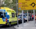 Imagen de medios de emergencia en la zona