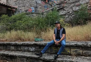 Jason Lee Beckwith en una de sus visitas a Salto de Castro