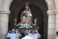 Procesión de la Virgen de la Salud en el barrio de La Horta. Archivo