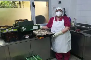 Cáritas donación