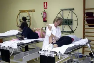 Una sesión de rehabilitación.ARCHIVO