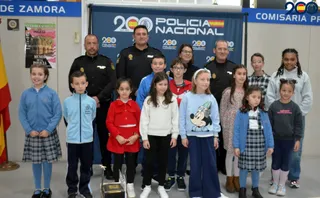 Premios de dibujo de la Policía Nacional en Zamora