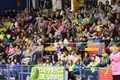 Afición del Balonmano Zamora en un partido disputado en el Ángel Nieto 