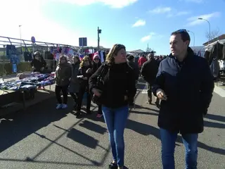 Ciudadanos sigue apostando por los aparcamientos del Ruta de la Plata como ubicación del mercadillo