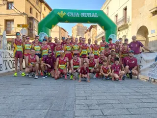 Atletas del Vino Toro Caja Rural que han participado en la competición de este domingo