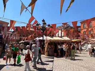 Imagen del Mercado Medieval de Benavente el pasado sábado 