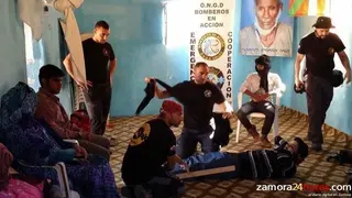 Bomberos en Accioón instala depósitos de agua potable y construye sanitarios en campos de refugiados del Sáhara