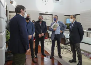 Reunión de Alfonso Fernández Mañueco con las organizaciones agrarias