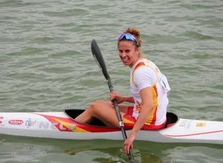 Eva Barrios, piragüista zamorana y deportista de élite. Archivo.