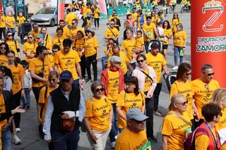Una Marcha Solidaria de Azayca. Archivo