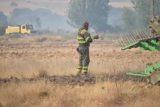 Las llamas avanzan imparables en el incendio de Losacio Foto David Barrueco (11)