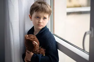 Un niño triste. Archivo