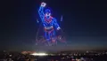 Imagen De Un Espectáculo De Drones En Madrid Archivo Europapress