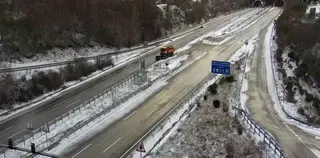 La A 52 a primera hora de este martes