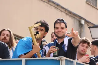 Gabriel Giannini celebra el ascenso | Carlos G. Rodríguez