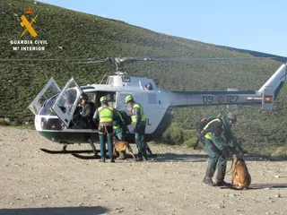 Imagen de medios desplazados en la zona