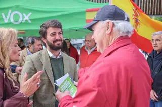 Juan García Gallardo en su visita a Zamora