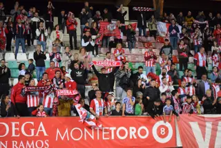 Celebración del Zamora CF tras eliminar al Sant Andreu