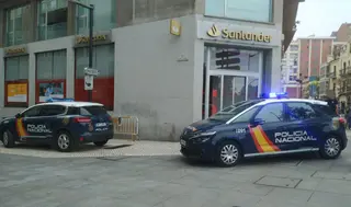 La Policía Nacional en el lugar de los hechos