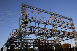 Una central eléctrica. EP