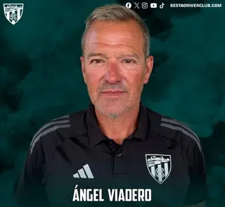 Ángel Viadero, entrenador del Sestao River