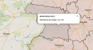 Municipios en riesgo este miércoles