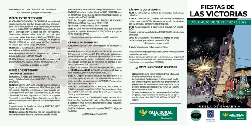 Programa de Las Victorias 2022