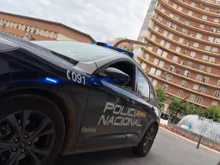 Imagen de archivo de la Policía Nacional en la plaza Alemania 