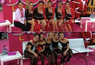 El equipo infantil del Rítmica Mapecca se queda a un punto de la final del Nacional
