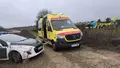 Accidente en la provincia de Zamora. Guardia Civil, ambulancia. Archivo