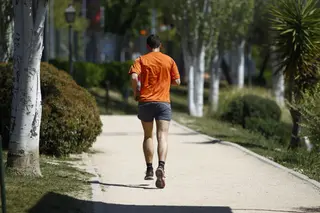 Una persona haciendo deporte