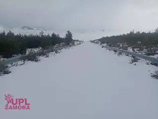 Denuncian el “abandono sistemático” de la Diputación a la carretera ZA-P-2665 | UPL