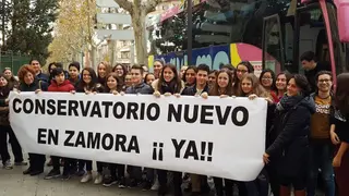 Los músicos del Conservatorio continúan reclamando la construcción de un nuevo centro