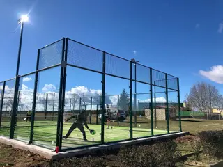 Pista de pádel en un municipio de Zamora. Archivo