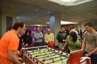Los amantes del futbolín se dan cita en el VII Open de Castilla y León