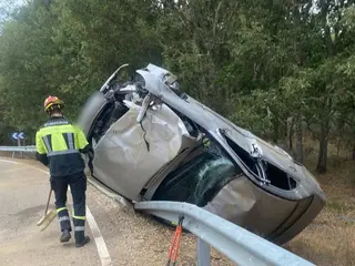 Accidente carretera ZA -P-2641