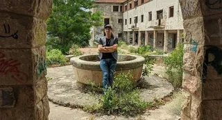 Jason Lee Beckwith en su visita a Salto de Castro el pasado verano