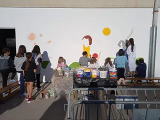 Mural En El Ceip Fuente Blancas De Burgos, 2025