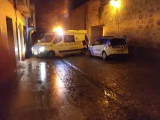 Imagen del operativo en el lugar de los hechos