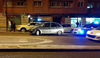 Un herido en una colisión por alcance en la Avenida Portugal