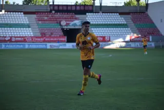 Erik Ruiz en su etapa como jugador de Unionistas. Foto: Salamanca24horas