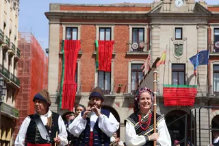 Grupo Bajo Duero en la Muestra de Folklore. Archivo