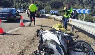Accidente en Zamora. Archivo
