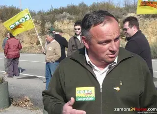 José Manuel Soto en una manifestación