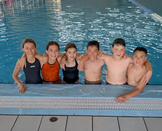 Nadadores del CD Natación Zamora que participaron en este campeonato
