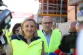 Isabel Blanco en su visita a Zamora este viernes con motivo del avance de las obras del Museo de Semana Santa