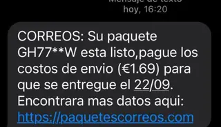 Estafa correos